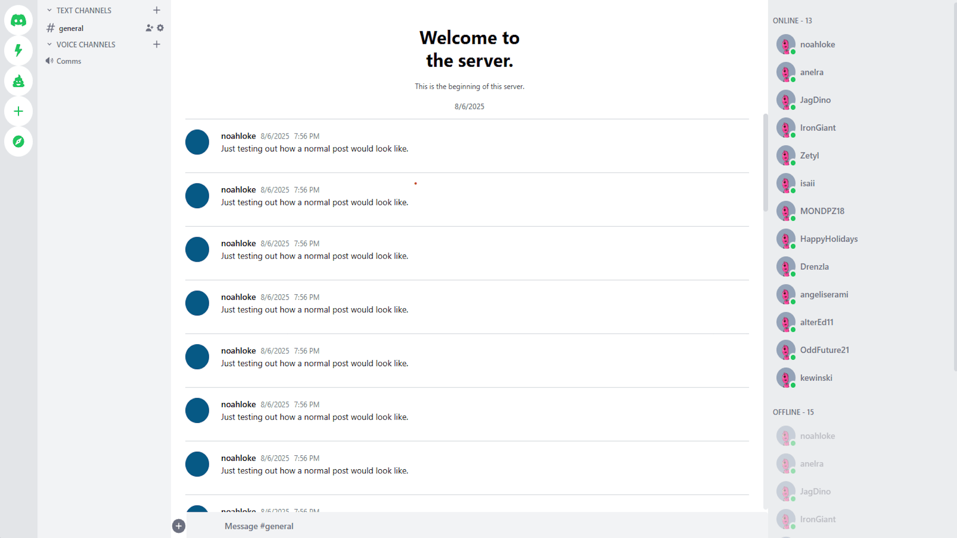 Currently building a front-end clone of Discord using React and Tailwind CSS, focusing on UI/UX design, responsive layout, and component-based architecture.